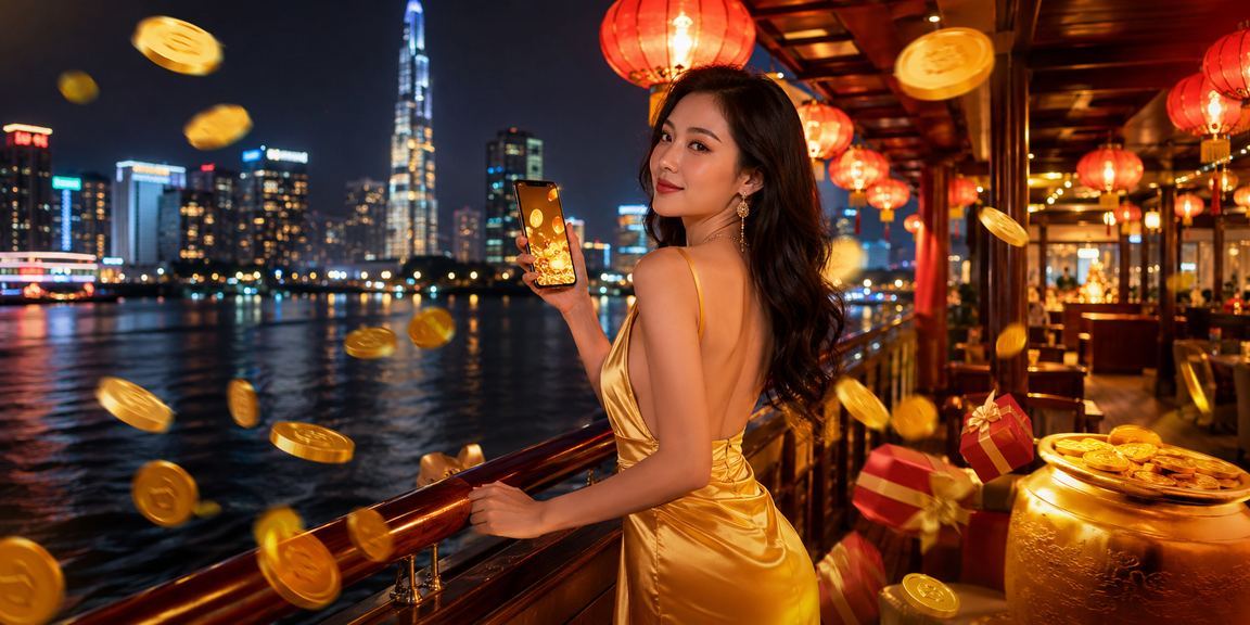 Khung cảnh TP.HCM về đêm — người dùng theo dõi sự kiện thể thao qua điện thoại
