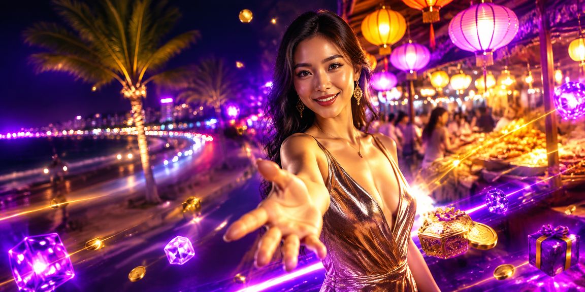 Chợ đêm Phan Thiết nhộn nhịp với người dùng tham gia giải trí trực tuyến và xem kết quả xổ số qua điện thoại
